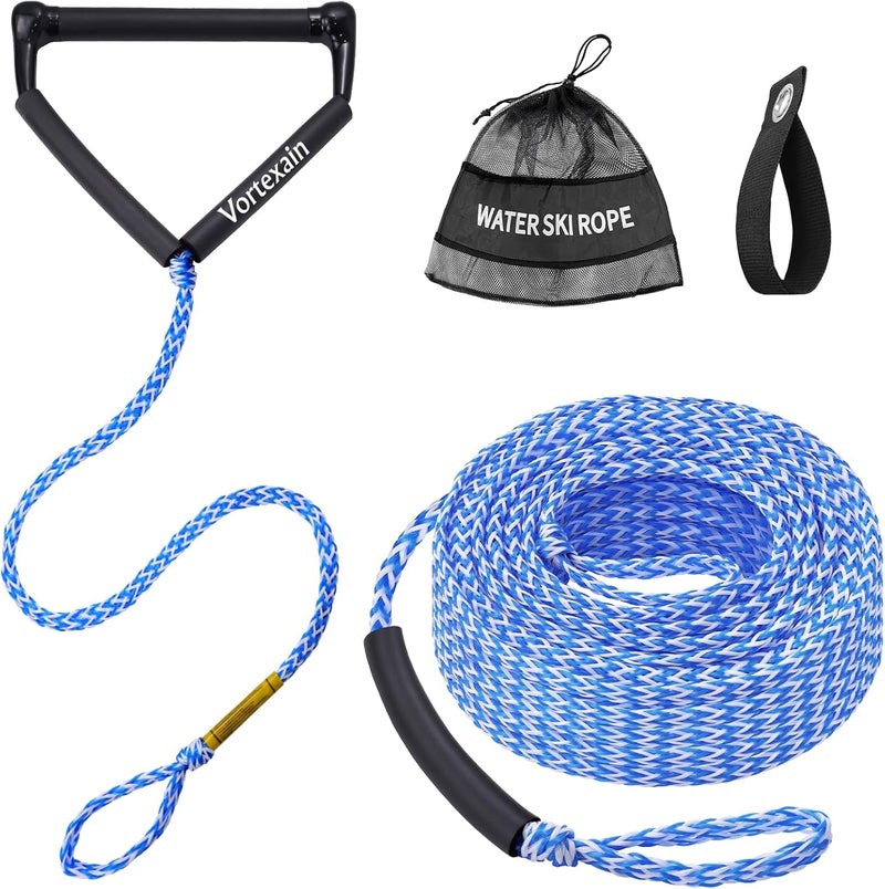 Vortexain 75ft Wakeboard Rope with Handle for Wakeboarding Waterskiing and Wakesurfing - Image 1